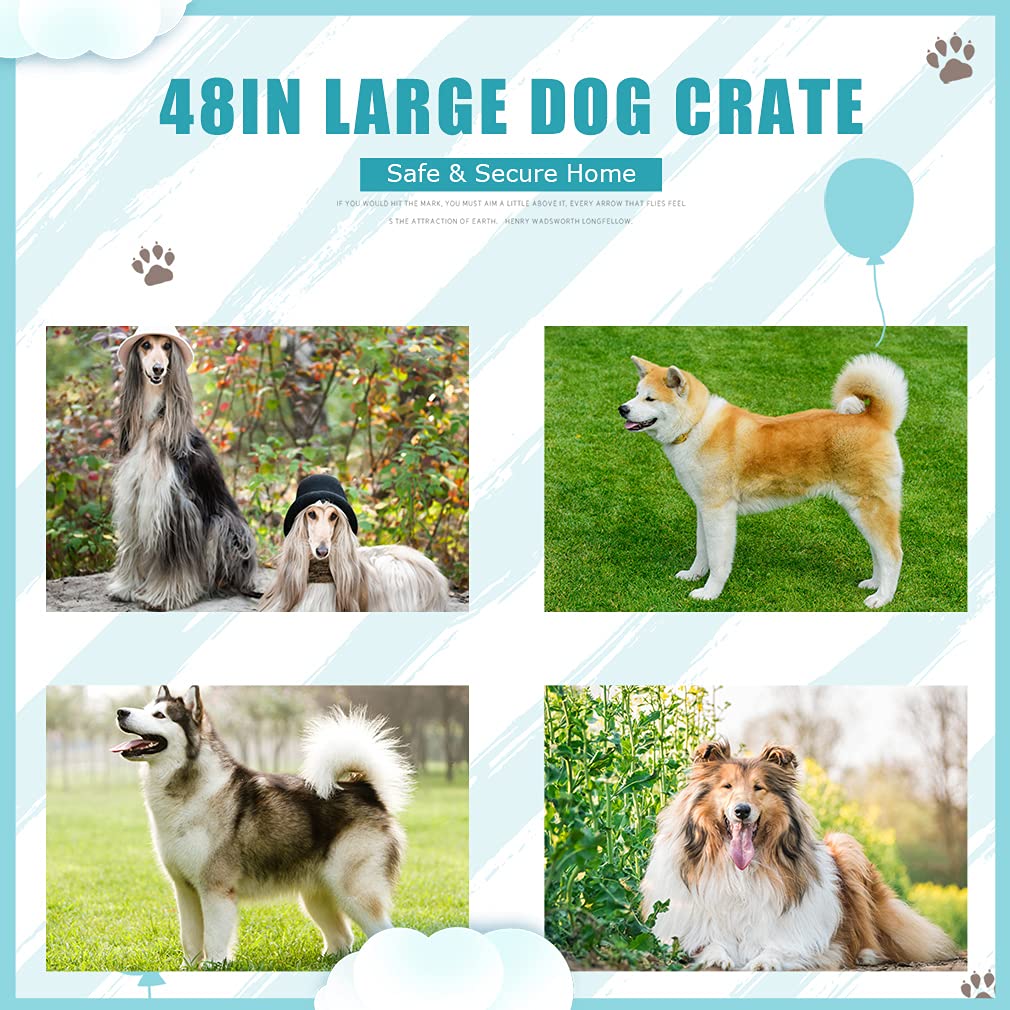 Black Metal Dog Crate E134