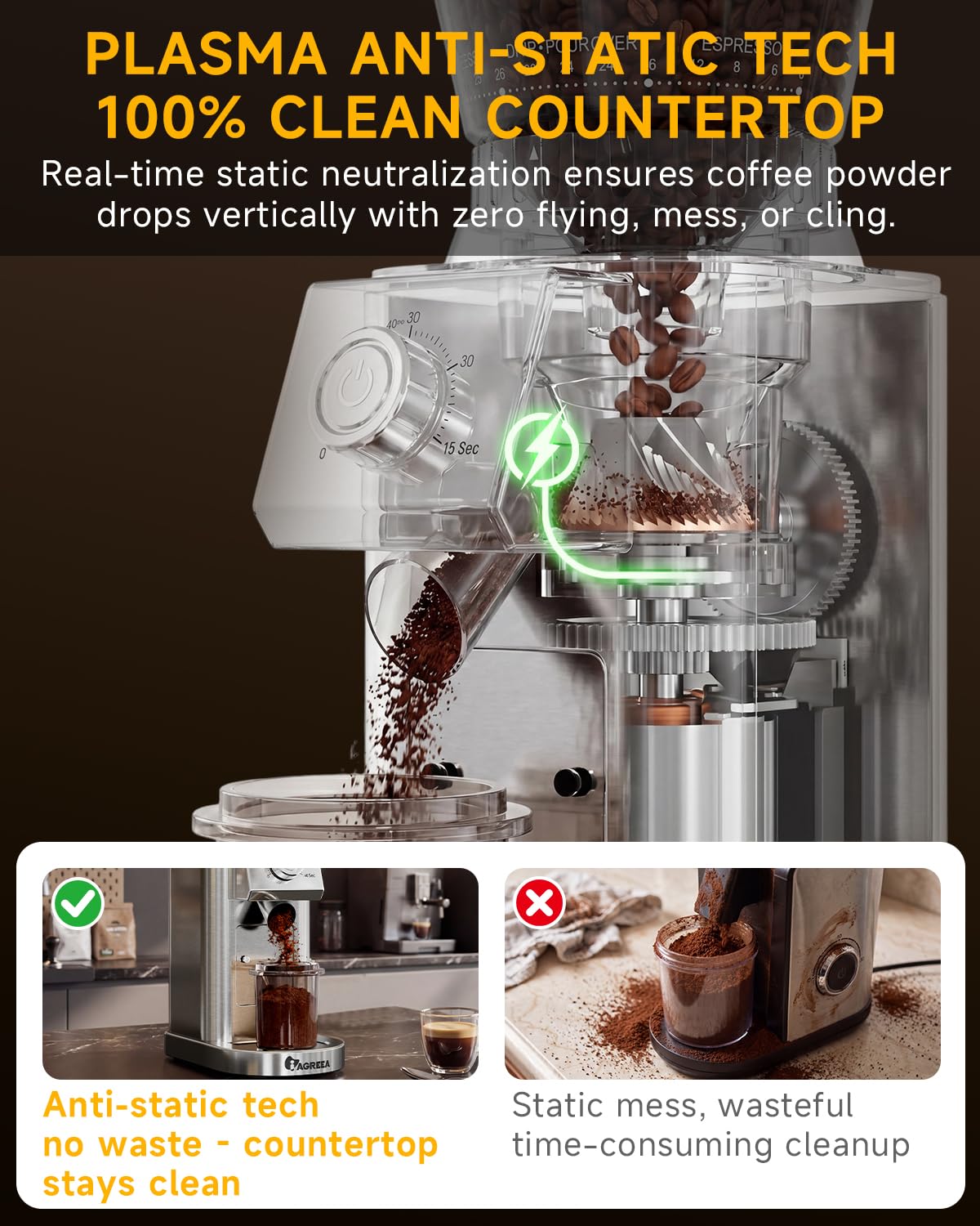 Conical Burr Espresso Grinder A749