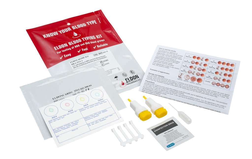 Blood Typing Kit 3 Test Pack T6381