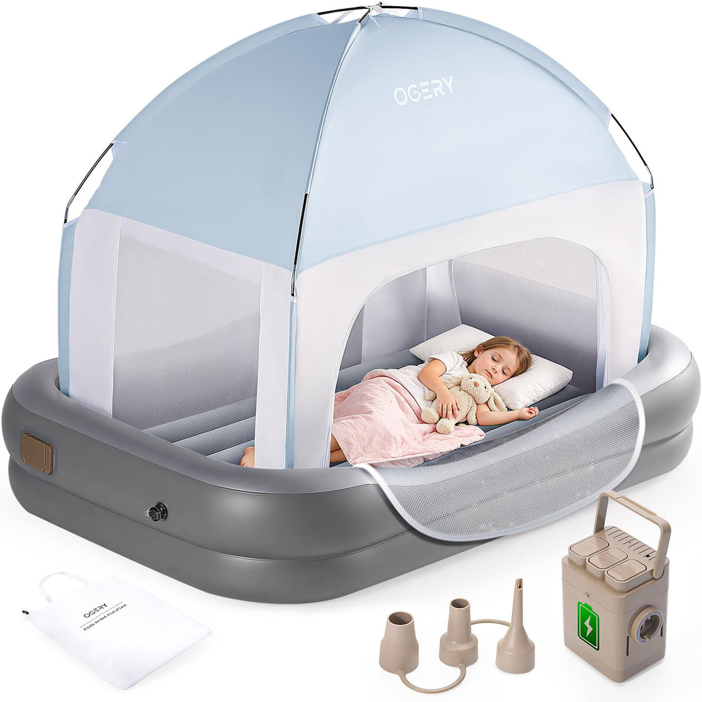 Inflatable Toddler Travel Bed with Tent G492