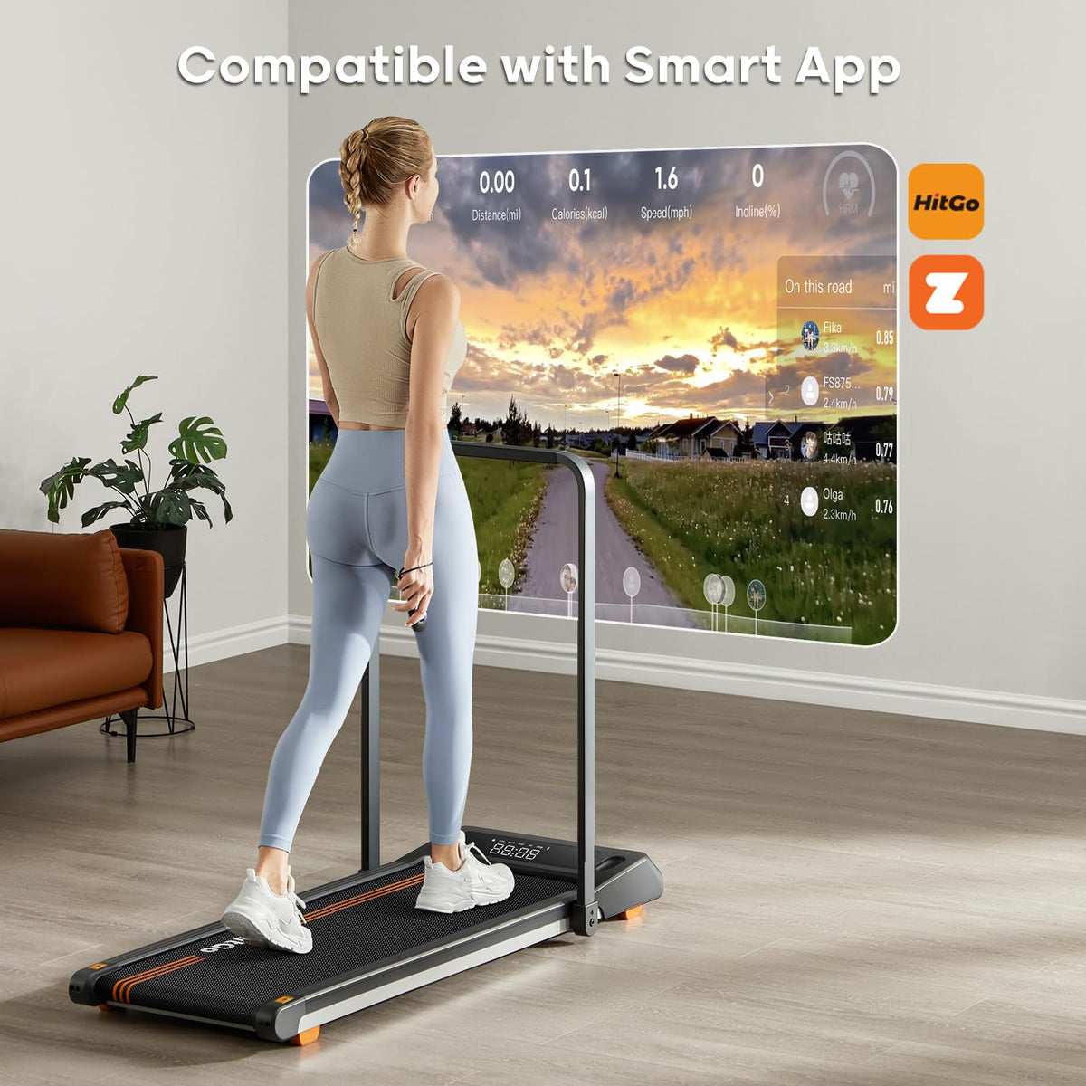 Under Desk Treadmill with LED Display S686773