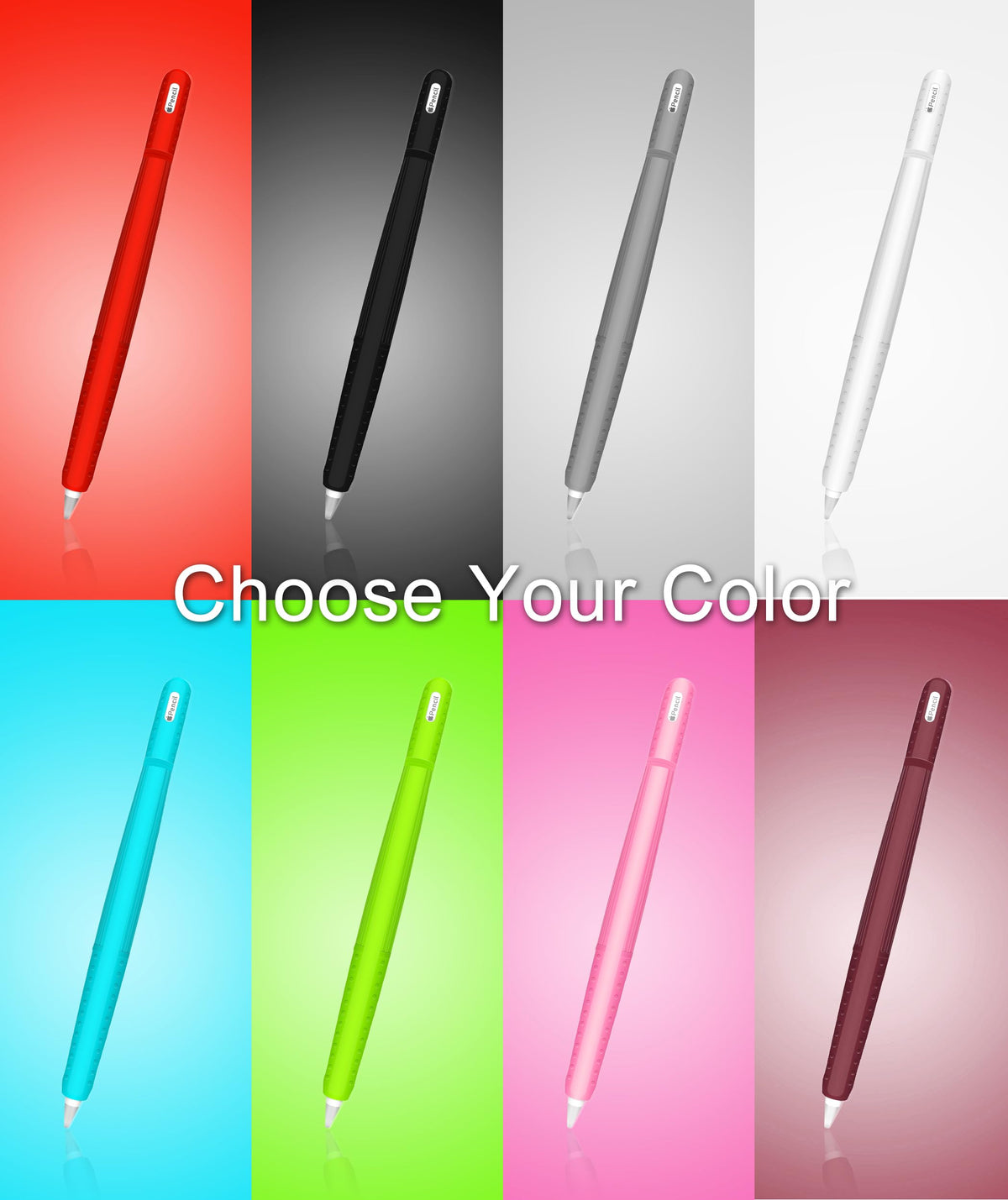 Brown Protective Cover Case Skin for Apple Pencil V820