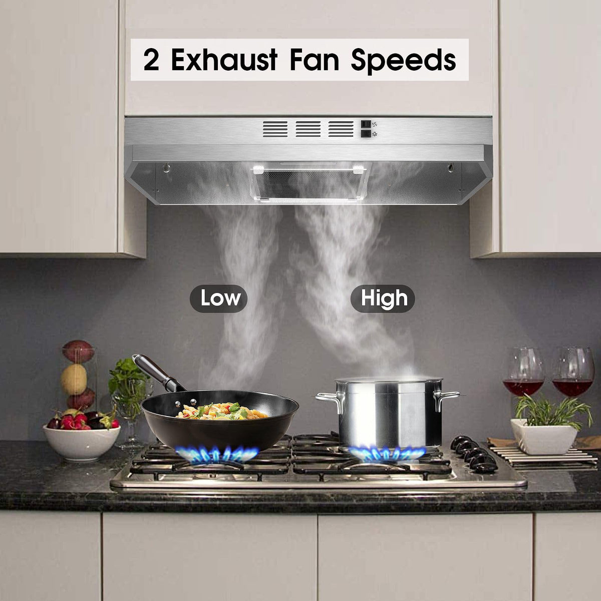 30 inch Under Cabinet Stainless Steel Range Hood J17160