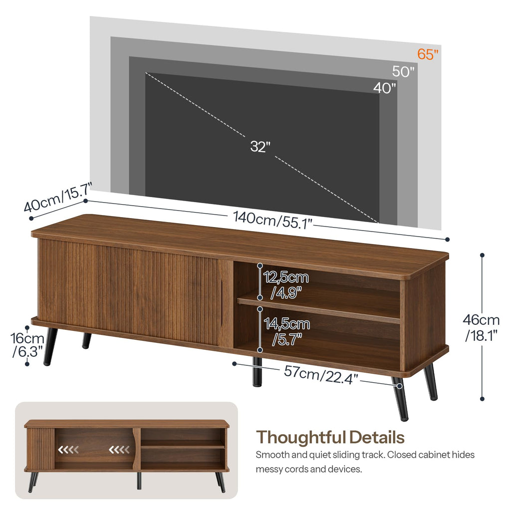 Mid Century Modern TV Stand with Storage Z5762
