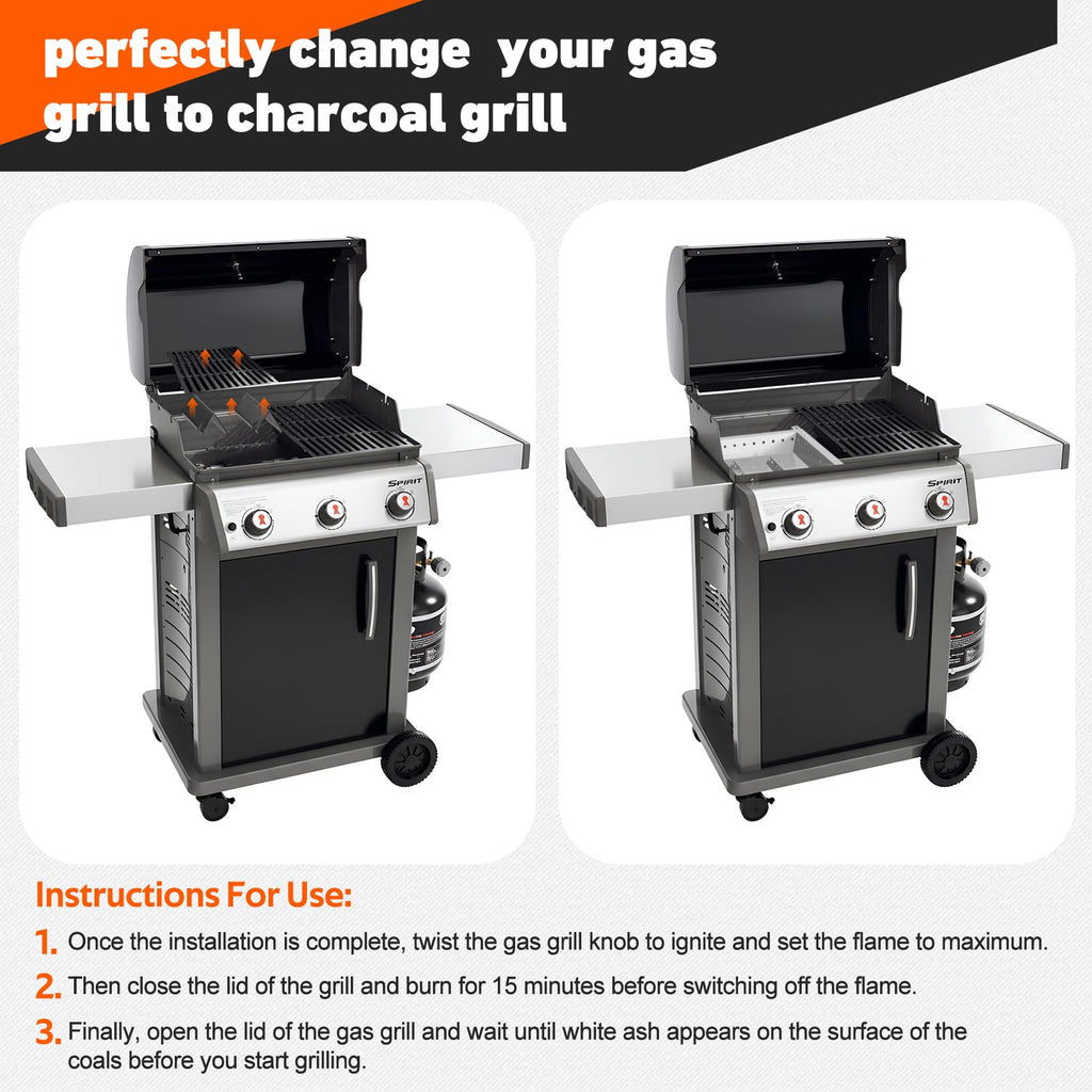 Adjustable Stainless Steel Charcoal Tray X3598