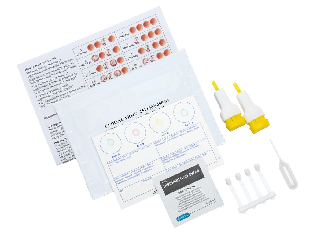 Blood Typing Kit 3 Test Pack T6381