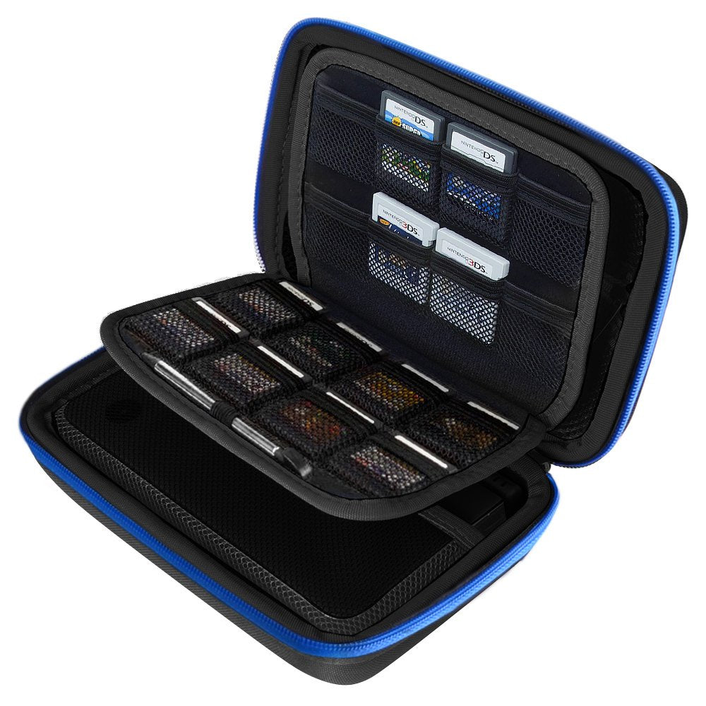 Carrying Case for Nintendo New 3DS XL Black Blue J9984