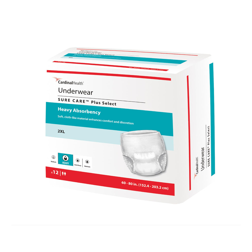 Heavy Absorbency XX-Large Pull-On Adult Disposable Underwear Case of 48 E7591