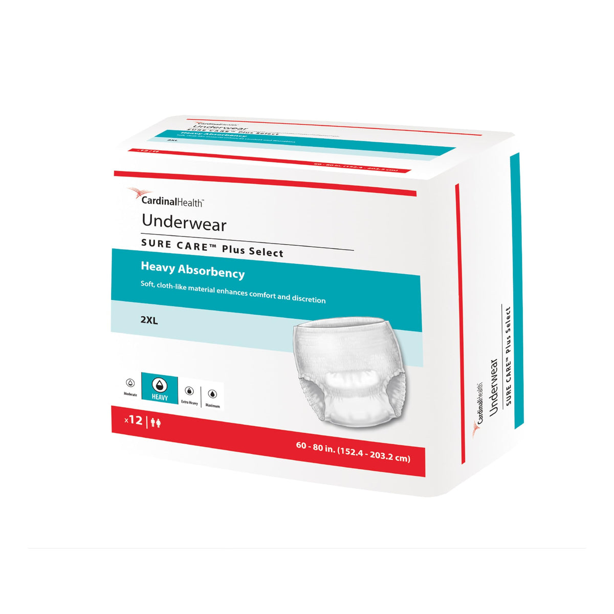 Heavy Absorbency XX-Large Pull-On Adult Disposable Underwear Case of 48 E7591