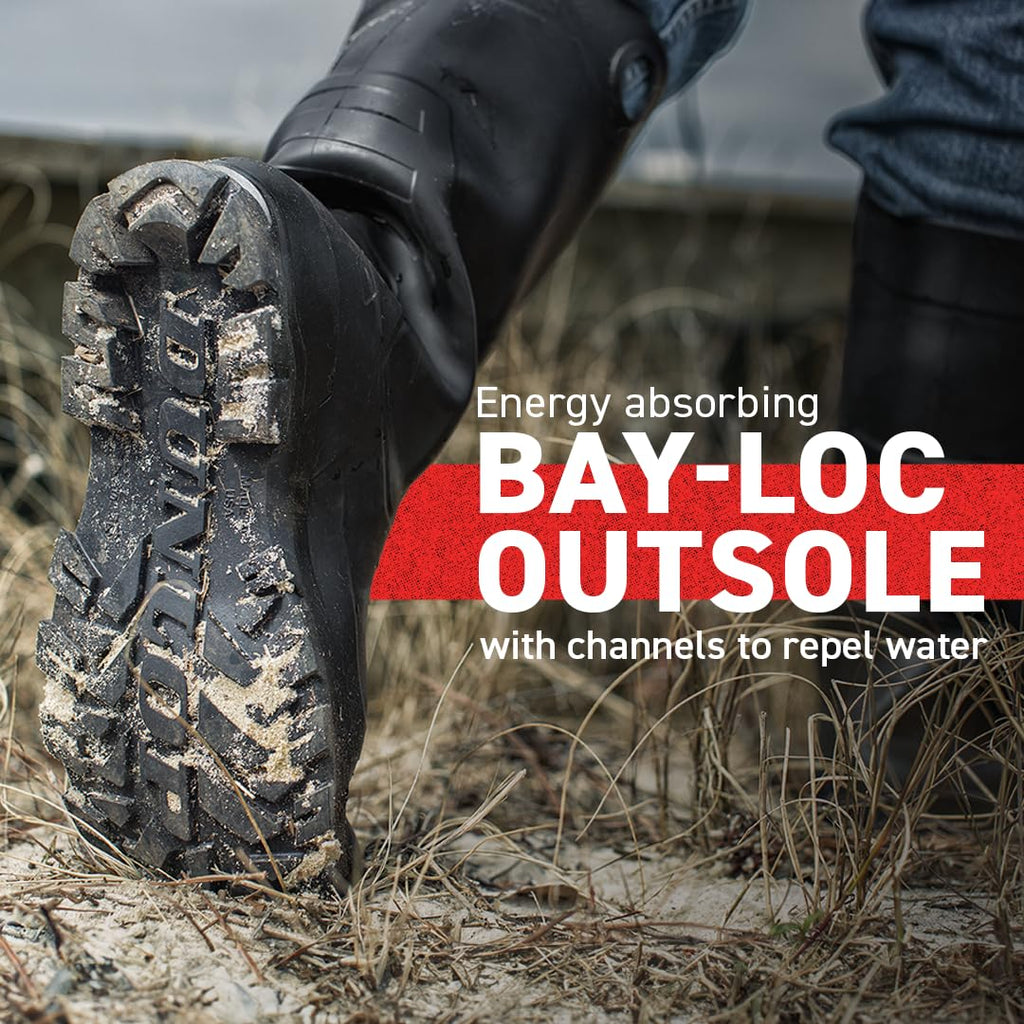 Black Steel Toe Rubber Work Boots X62210