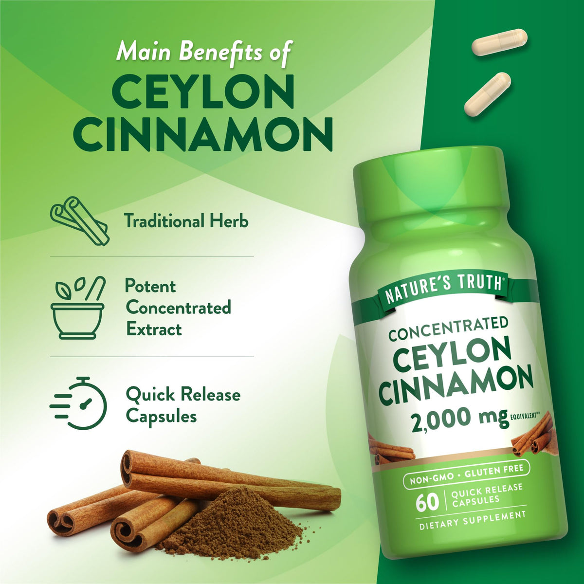 Ceylon Cinnamon Capsules D37683