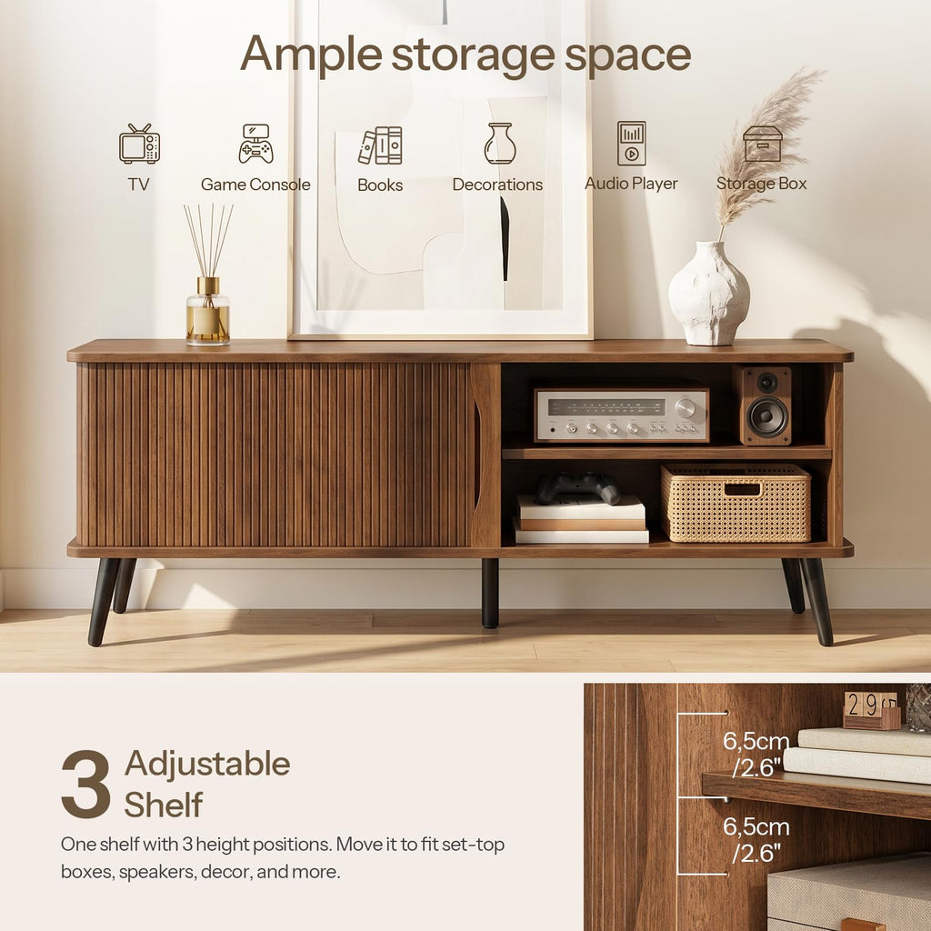 Mid Century Modern TV Stand with Storage Z5762