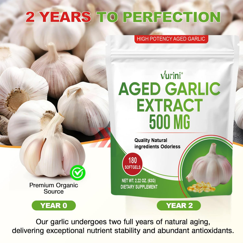 Aged Garlic Extract Capsules, 300 Softgels C196719