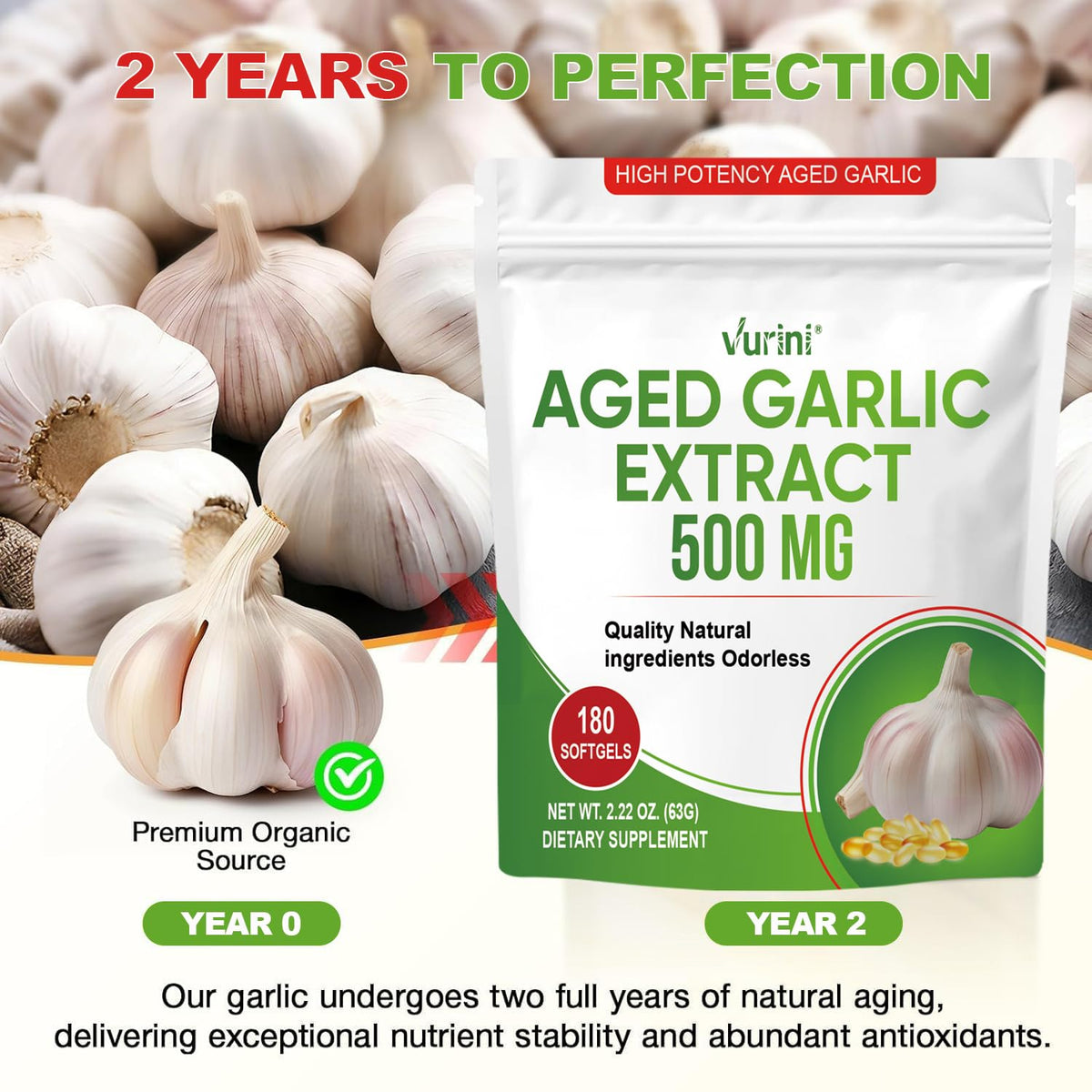 Aged Garlic Extract Capsules, 300 Softgels C196719