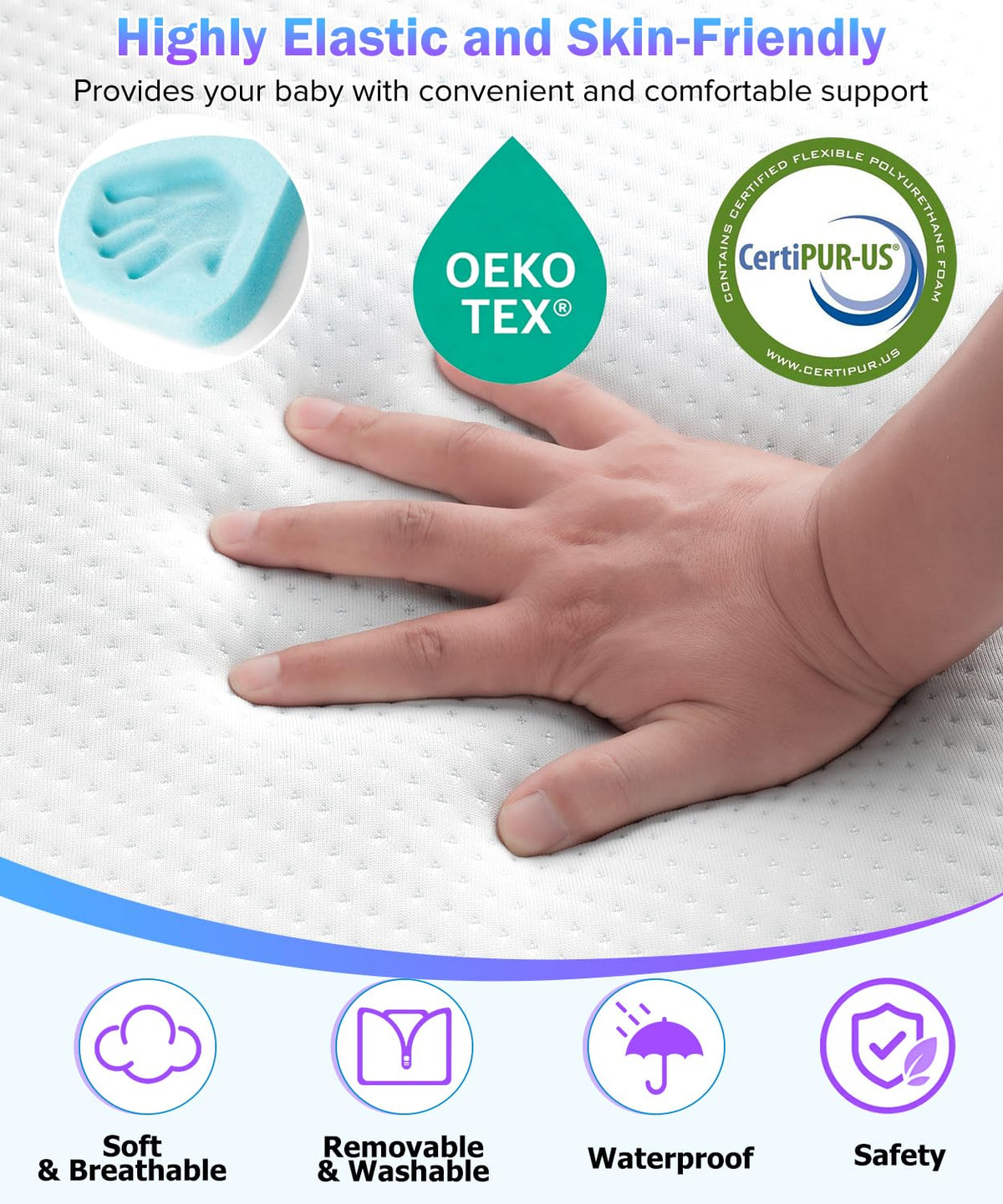 3'' Standard Crib Mattress A562