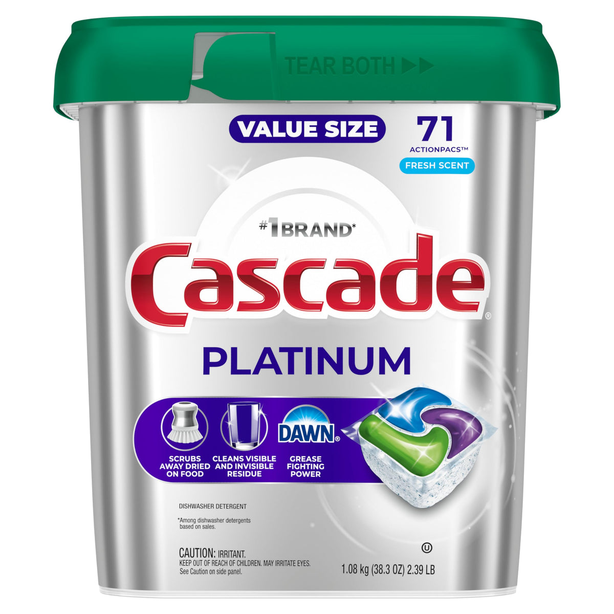 Dishwasher Pods, 71 count F6895