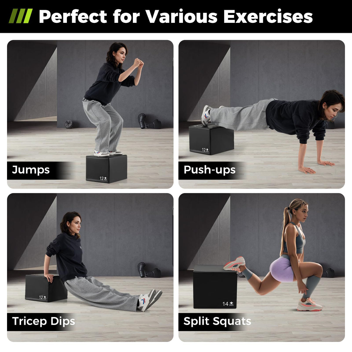 3 in 1 Plyometric Jump Box N6642