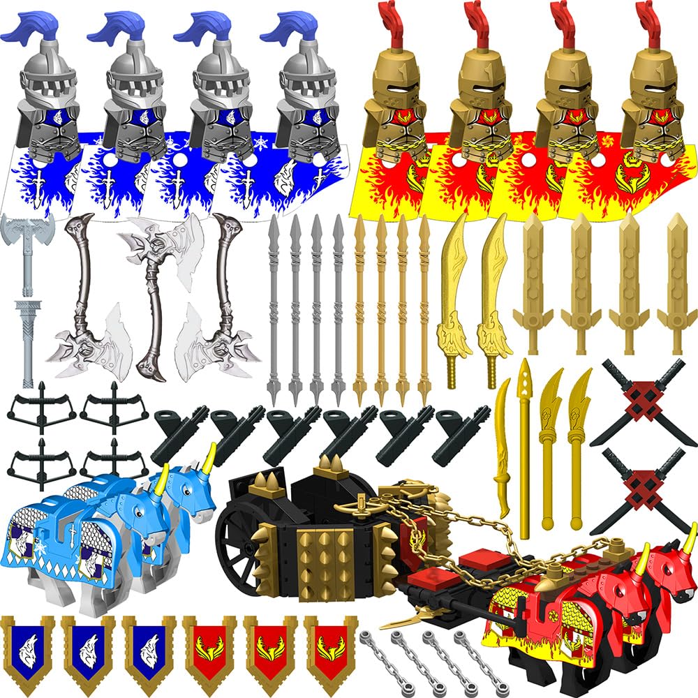 Minifigures Accessories Kit Knight Weapons Set W66872