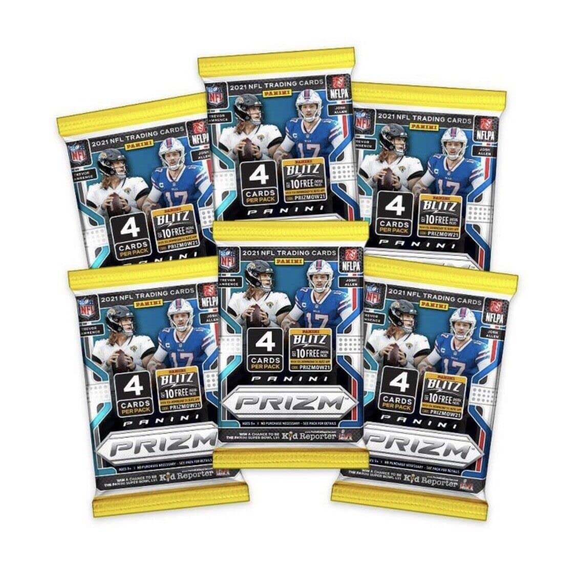 2021 NFL Football Trading Card Blaster Box U42886