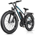 1000W 60Miles 26" x 4'' Fat Tire Electric Bike H1602