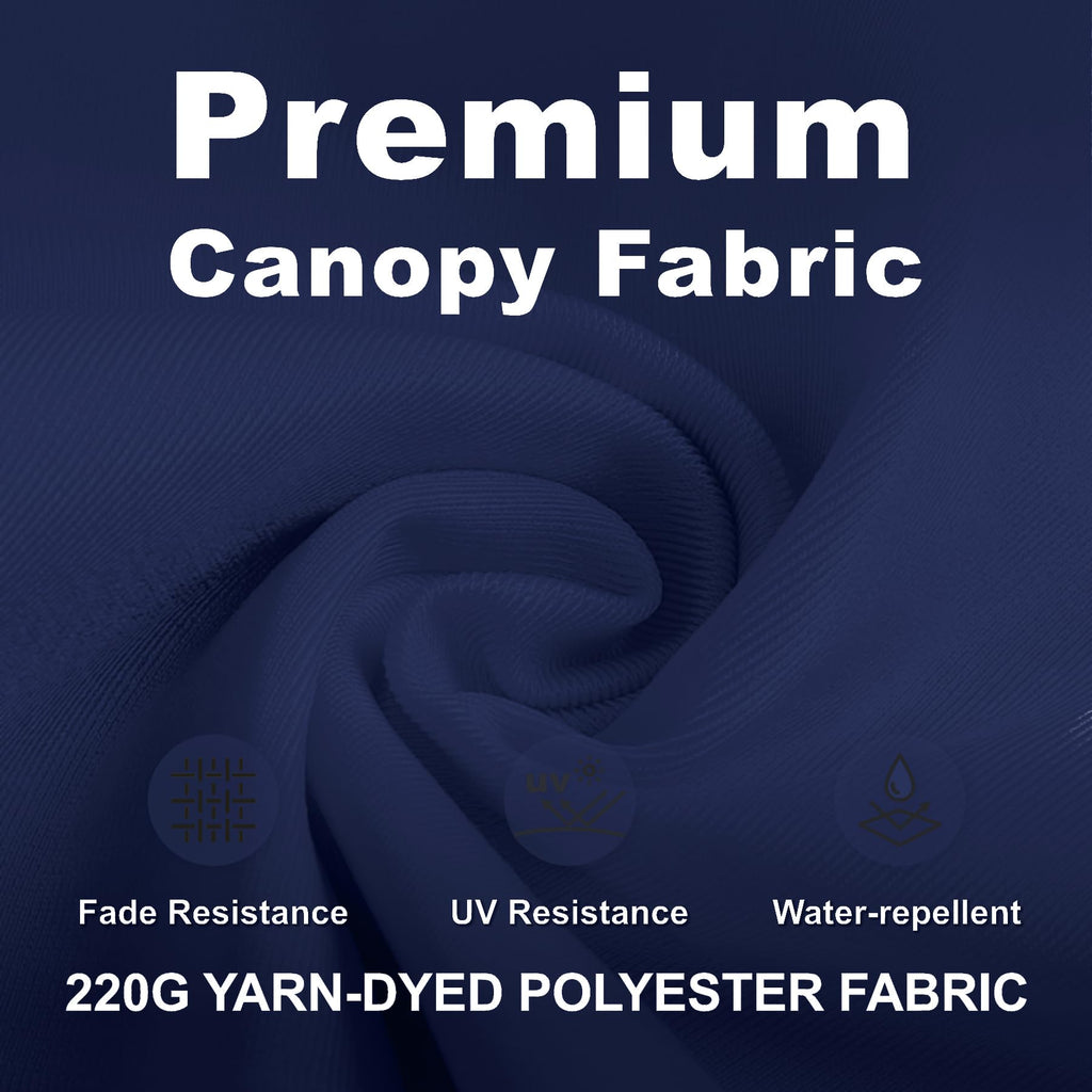 11FT Navy Blue Aluminum Cantilever Umbrella with Base U80234