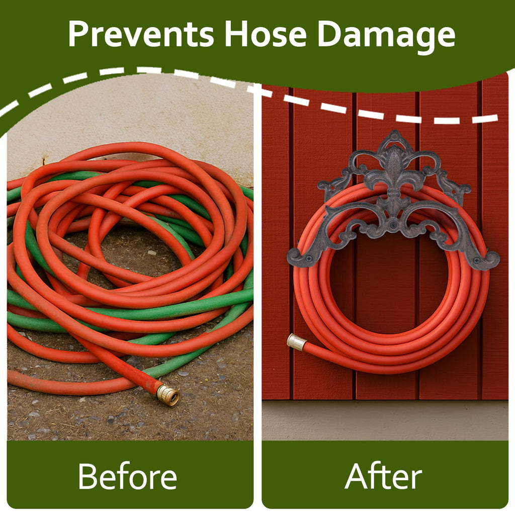 Cast Iron Wall Mount Hose Holder W88773