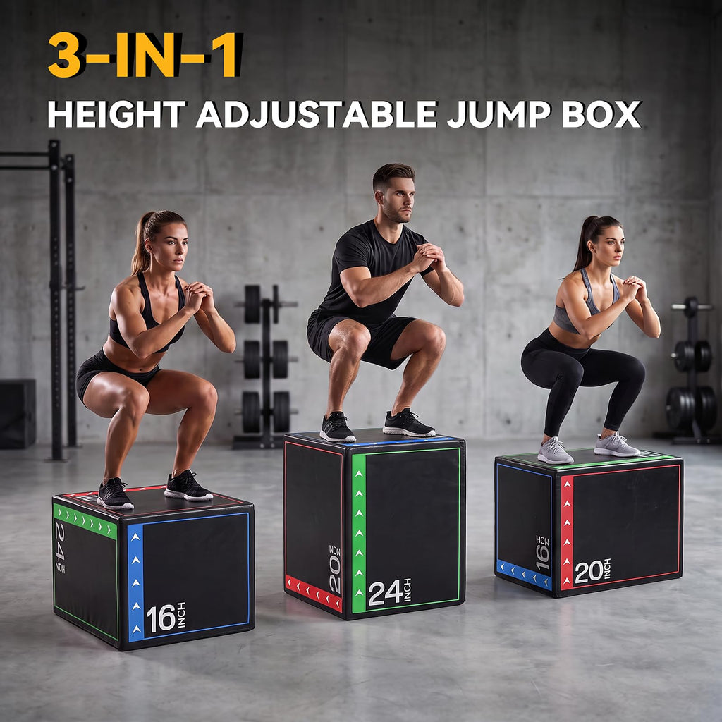 3-in-1 Plyo Jumping Exercise Box N717
