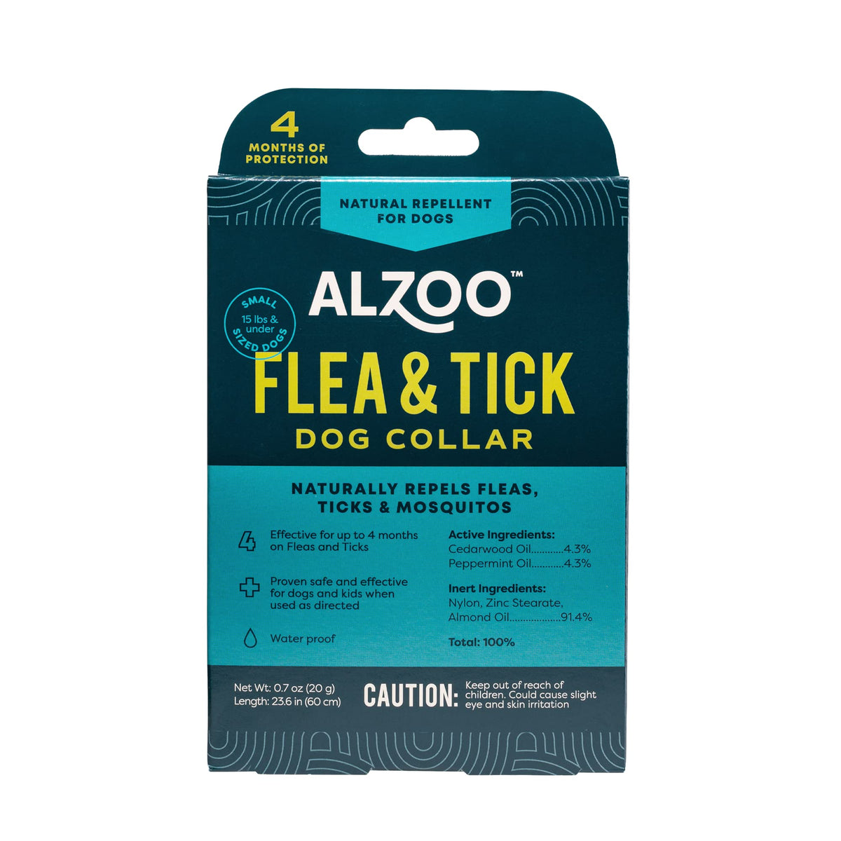 Plant-Based Flea & Tick Dog Collar for Small-Sized Dogs F760557