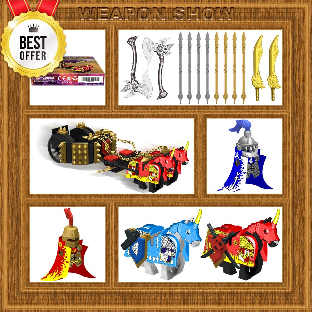 Minifigures Accessories Kit Knight Weapons Set W66872
