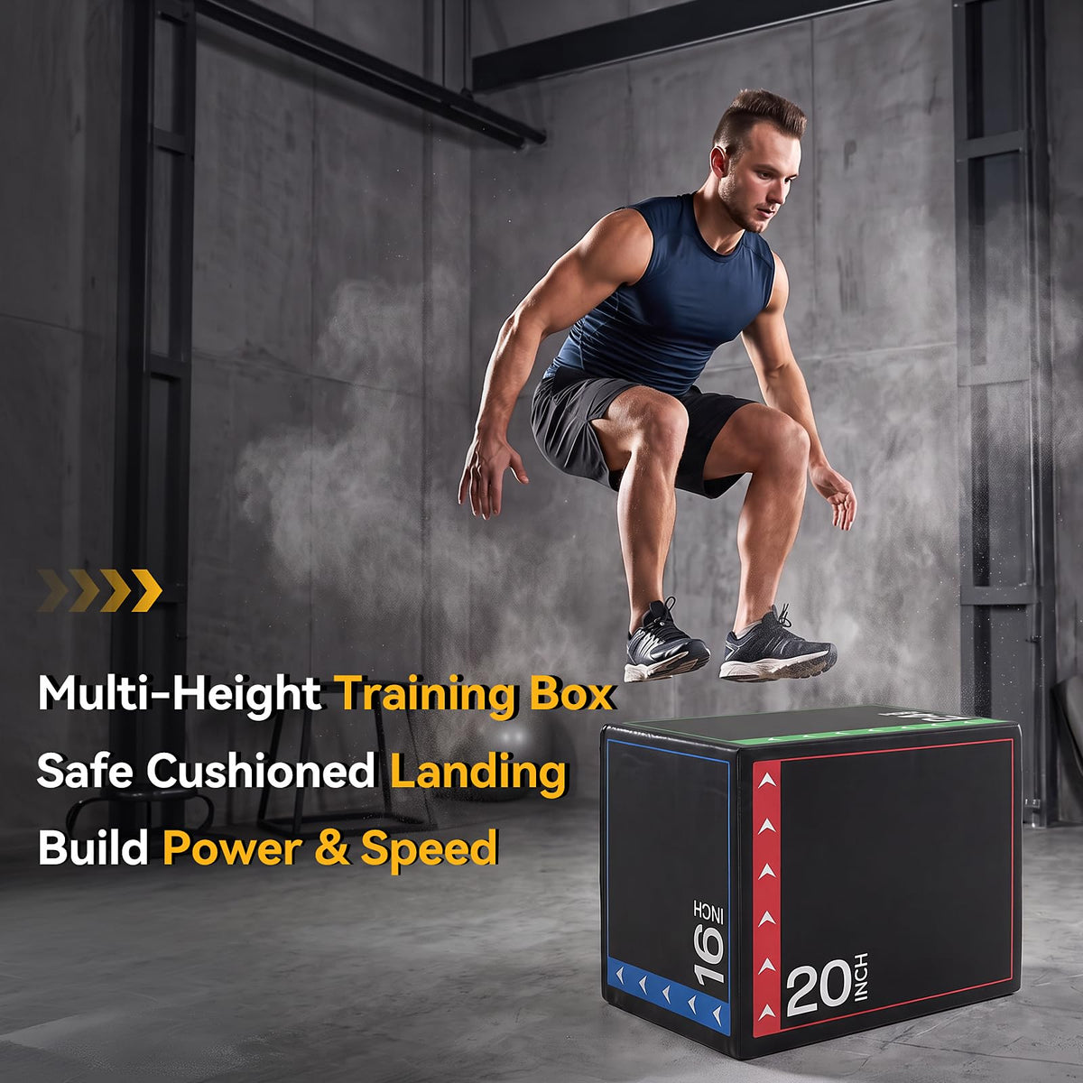3-in-1 Plyo Jumping Exercise Box N717