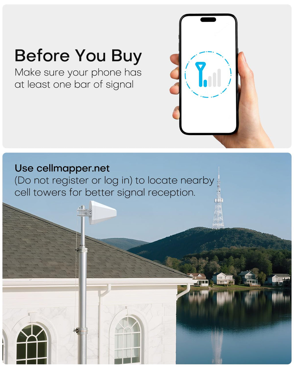 Cell Phone Signal Booster for All U.S. Carriers G817