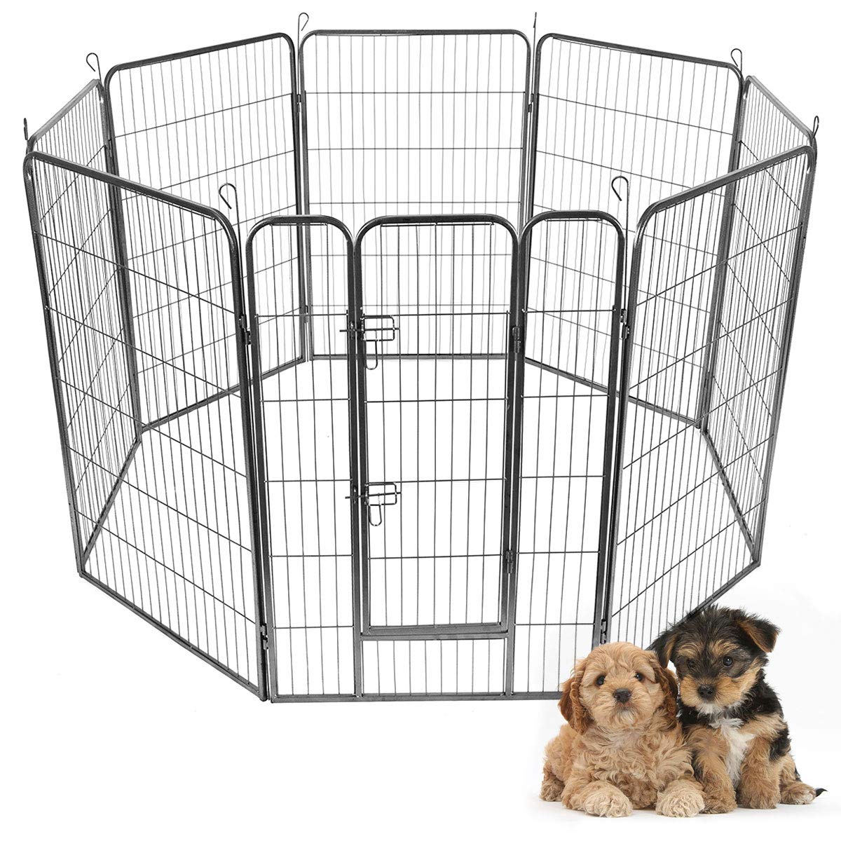 48 inch 8 Panel Metal Dog Playpen I94609