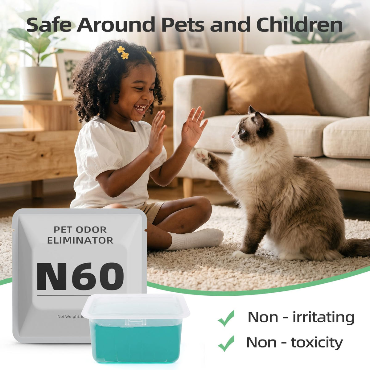 6 pack Cat Litter Box Odor Eliminator A806