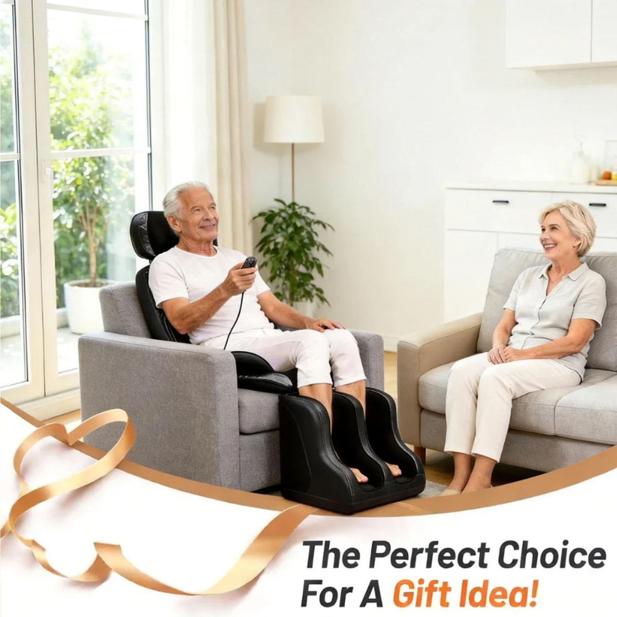 16D Electric Shiatsu Full Body Massage Mat with Foot Massager R58057