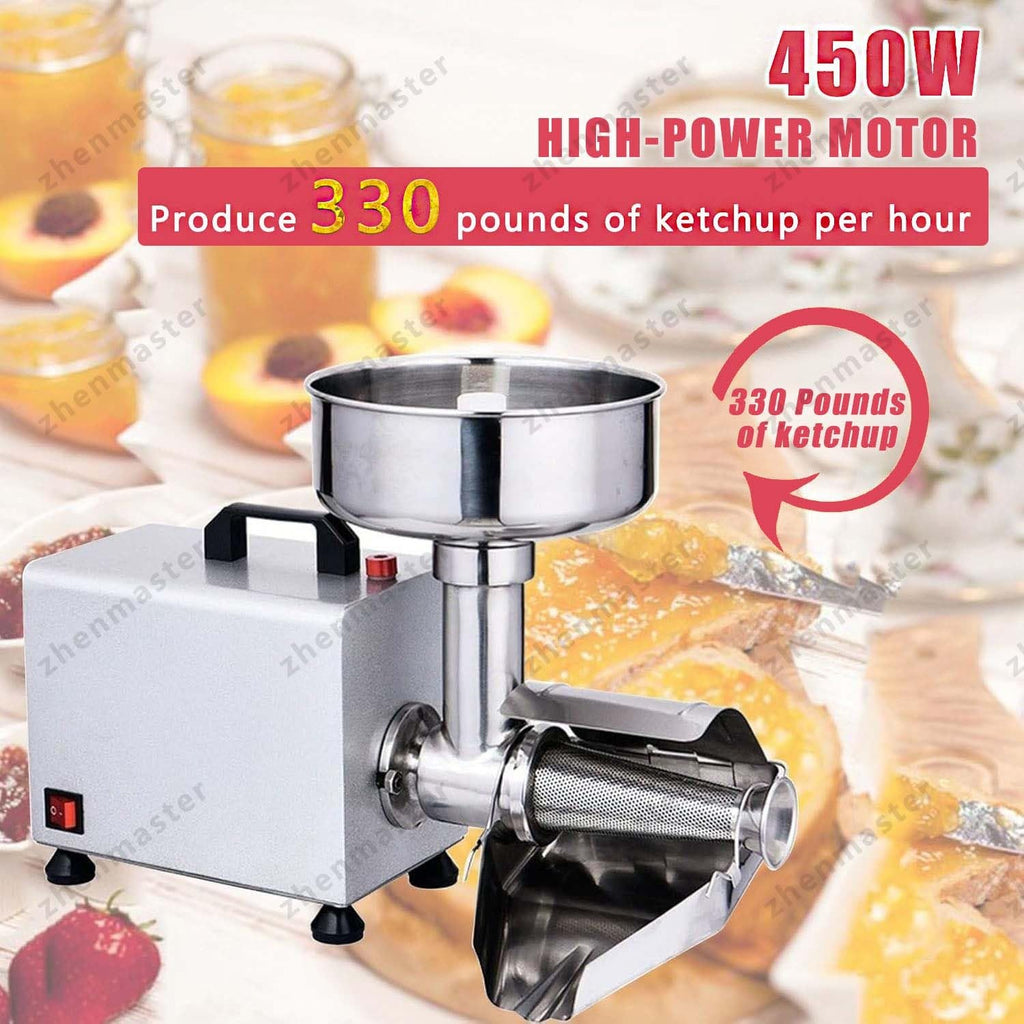 450W Stainless Steel Electric Tomato Strainer L227