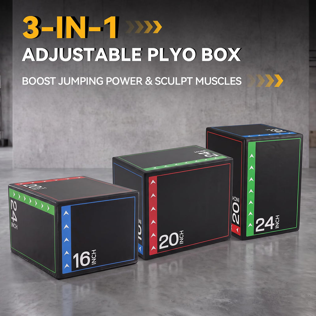 3-in-1 Plyo Jumping Exercise Box N717