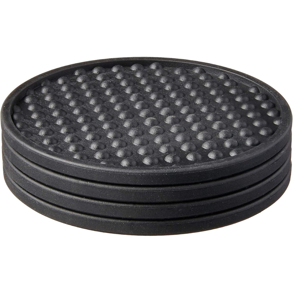 Black Set of 4 Coaster E20937