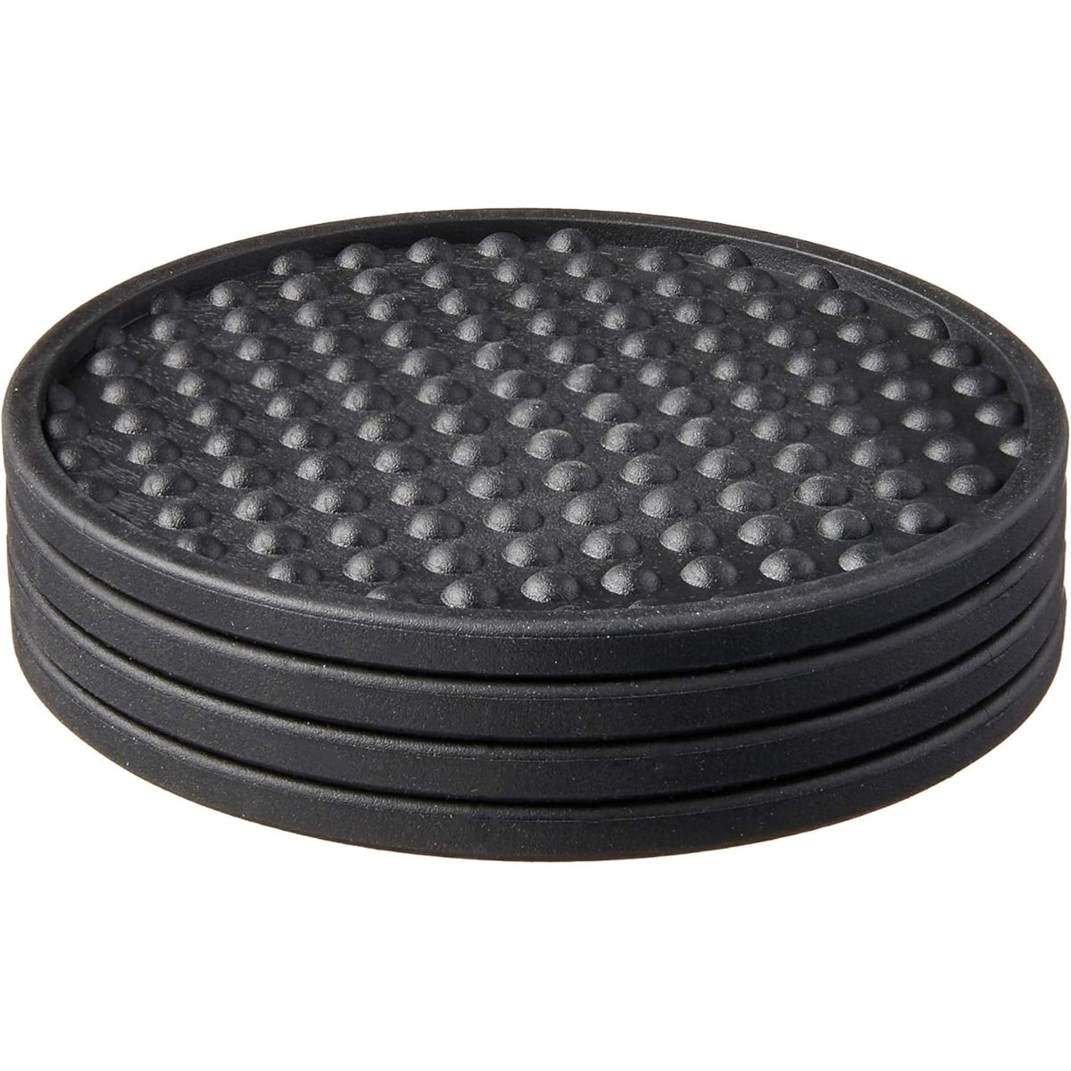 Black Set of 4 Coaster E20937