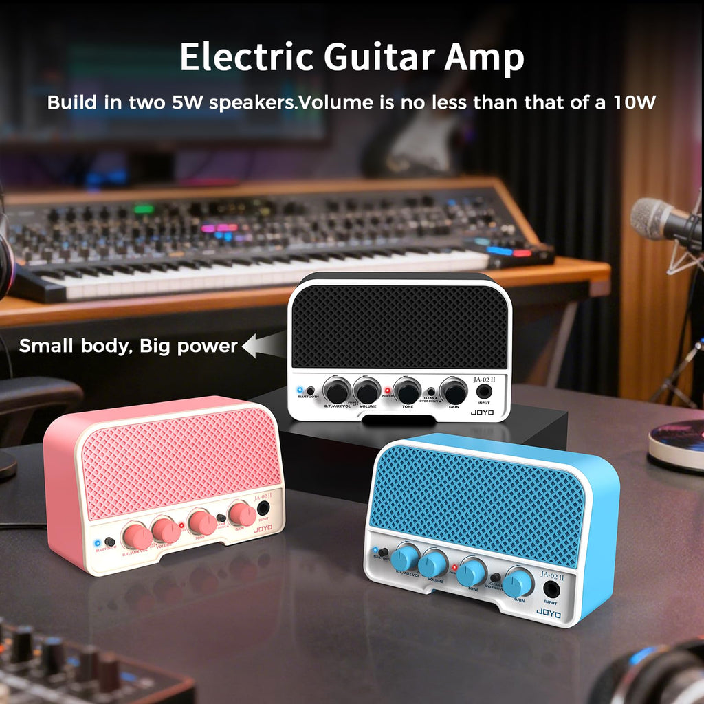 5W Portable Electric Guitar Practice Amplifier with Bluetooth T8558