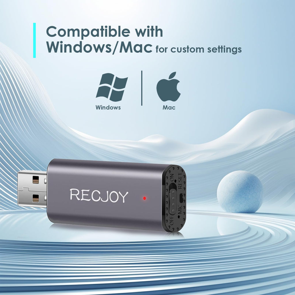 64GB USB Digital Voice Recorder with 750Hrs Storage Capacity I7546