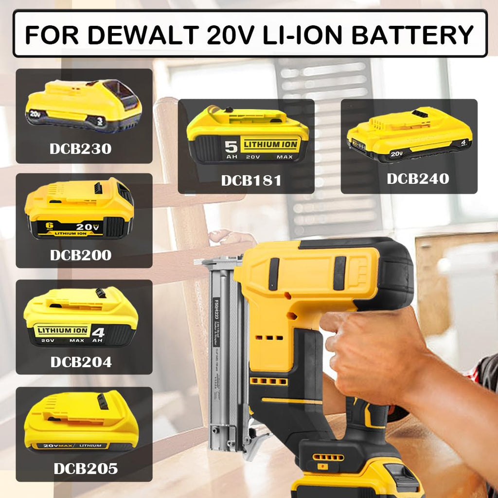 18 Gauge 2 in 1 Cordless Brad Nailer Staple Gun I410852