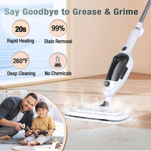 11-in-1 Steam Mop Handheld Steam Cleaner E3470