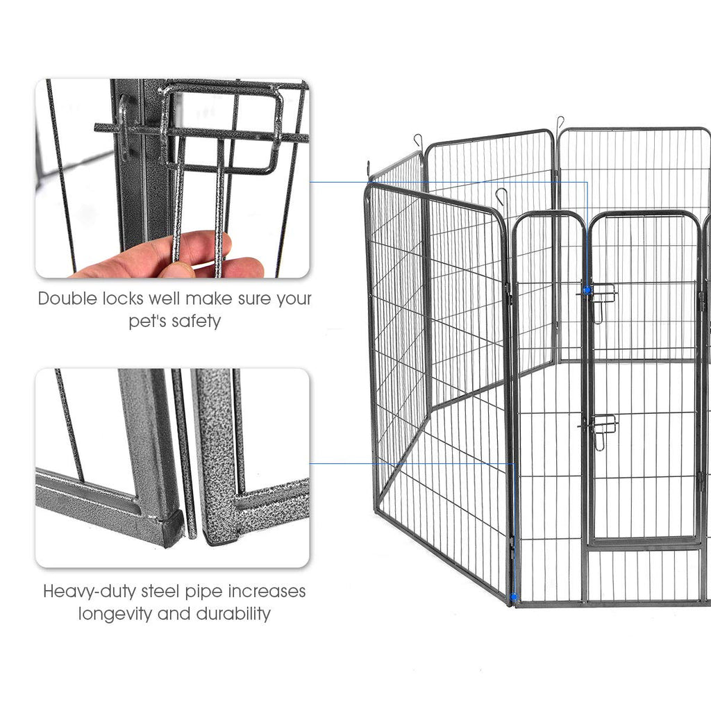 48 inch 8 Panel Metal Dog Playpen I94609