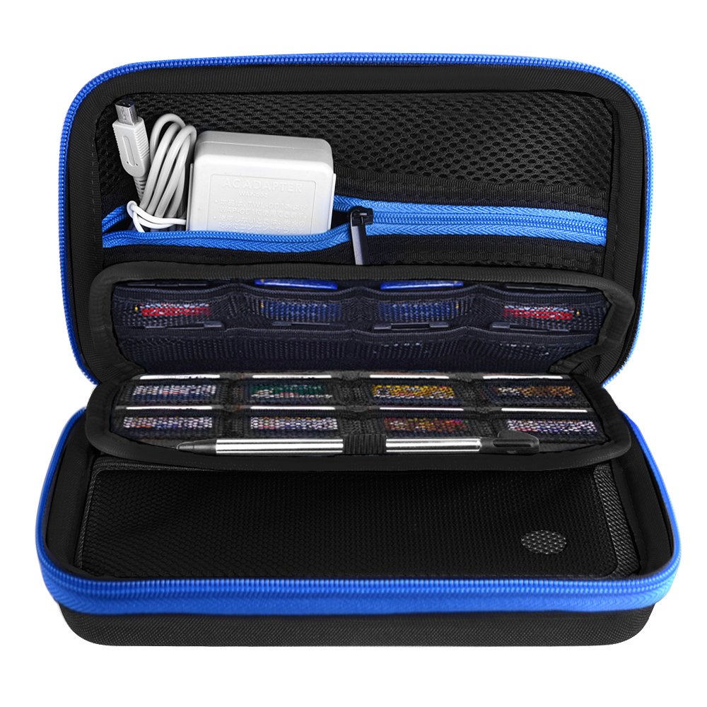 Carrying Case for Nintendo New 3DS XL Black Blue J9984