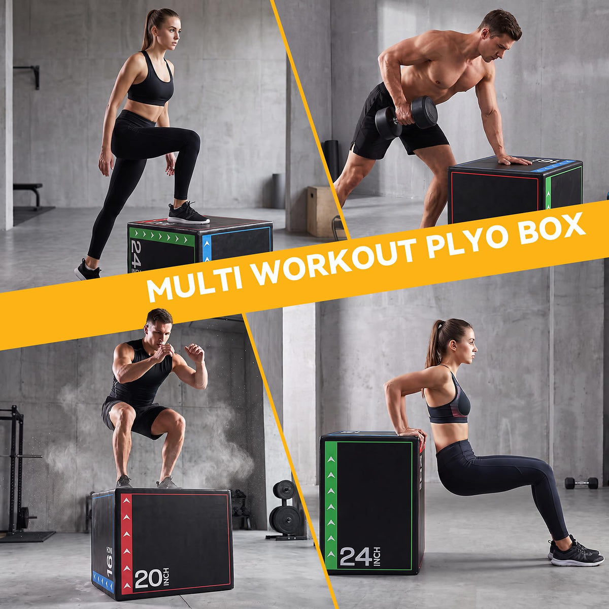 3-in-1 Plyo Jumping Exercise Box N717