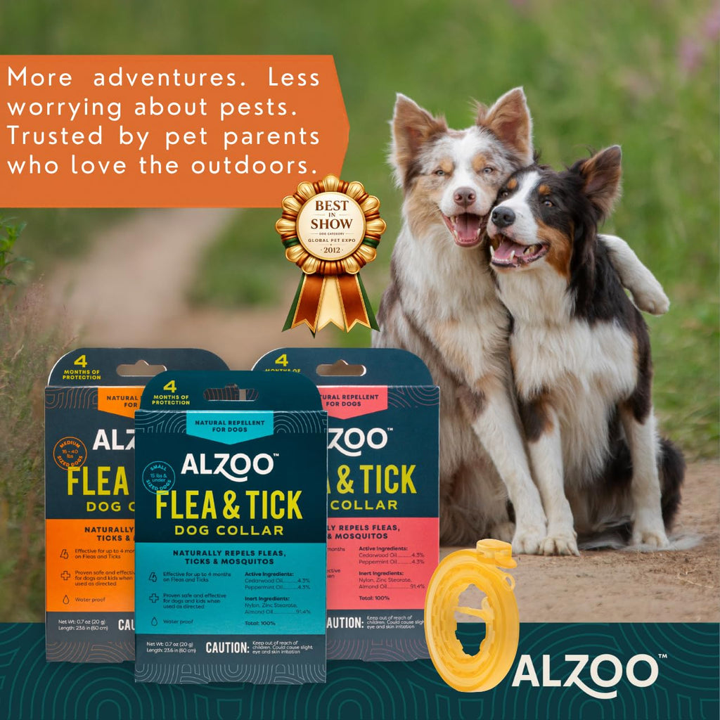Plant-Based Flea & Tick Dog Collar for Small-Sized Dogs F760557