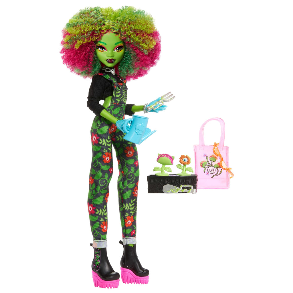 Monster High Venus McFlytrap Fearbook Doll with Accessory Set I77225