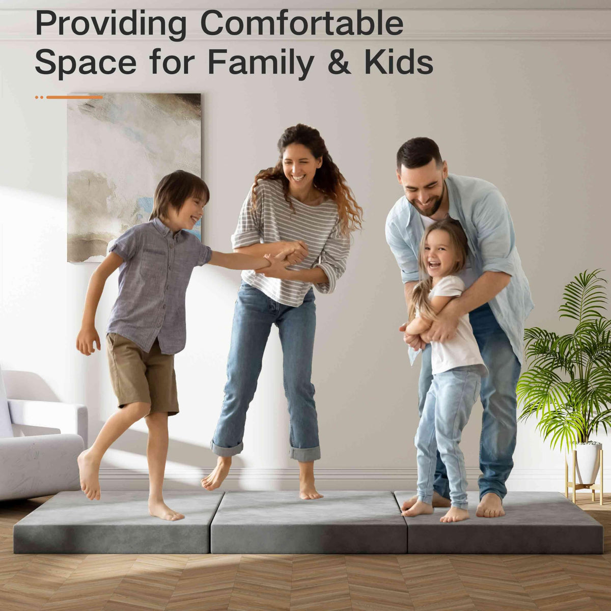 4 Inch Twin Tri-Fold Mattress Topper C14485