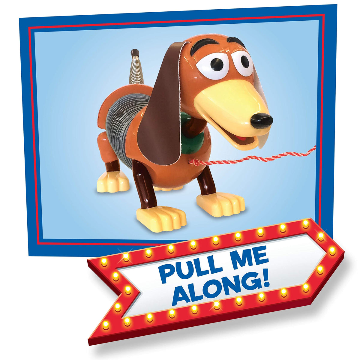 Slinky Dog Pull Toy with Leash X281494