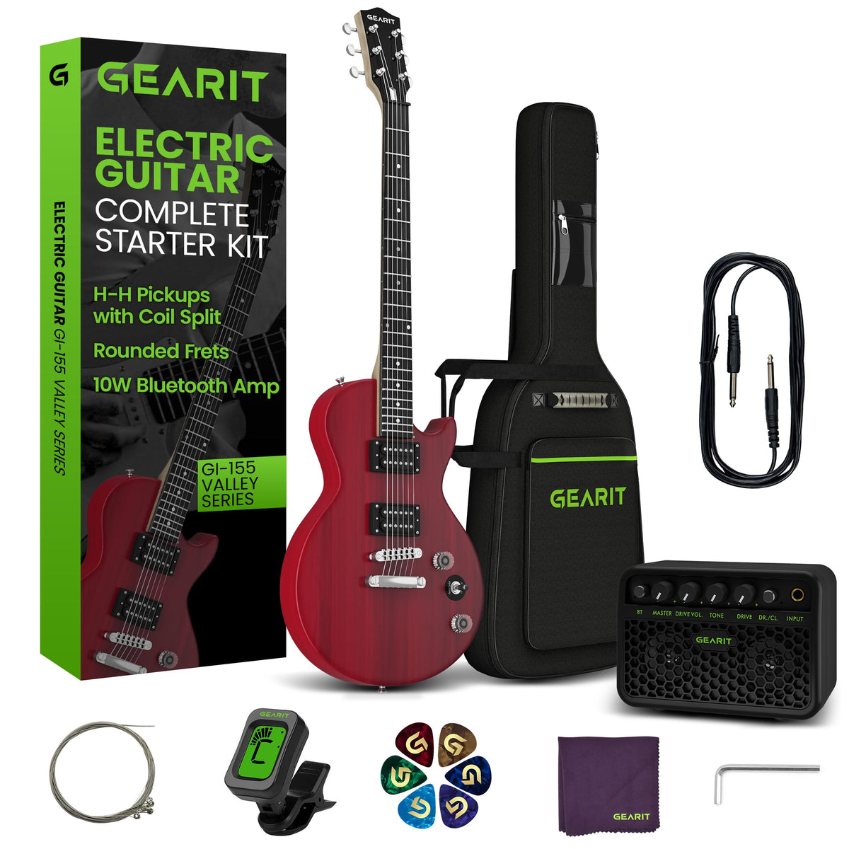 39 Inch Full Size Electric Guitar Bundle with Amplifier P570